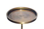 Side table TRAYFUL 60cm marble base and antique messing, Huis en Inrichting, Tafels | Sidetables, Ophalen of Verzenden, Nieuw