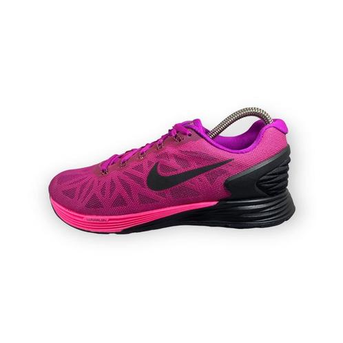 Nike Lunarglide 6 W Roze, Zwart - Maat 38.5, Kleding | Dames, Schoenen, Sneakers of Gympen, Gedragen, Verzenden