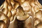 Vaas PRECIOUS 50cm hammer hamerslag effect zwart goud -, Huis en Inrichting, Woonaccessoires | Vazen, Ophalen of Verzenden, Nieuw