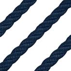 16mm Landvast & Ankerlijn 3-Strengs Polyester Blauw, Watersport en Boten, Bootonderdelen, Ophalen of Verzenden, Nieuw