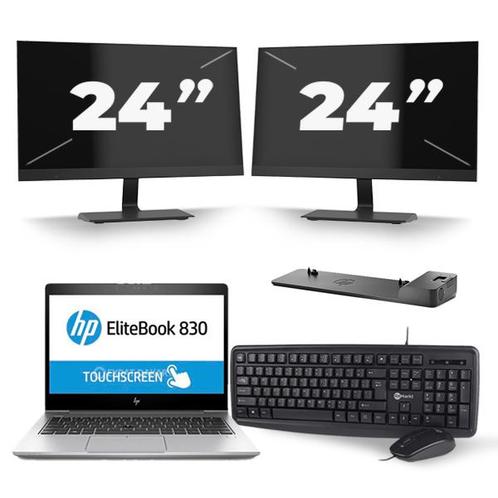 HP EliteBook 830 G5 - Intel Core i7-8e Generatie - 13 inch -, Computers en Software, Windows Laptops, Zo goed als nieuw, Verzenden