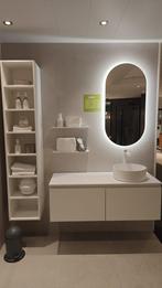 Badmeubel 120cm m.wit waskom solid surface compl. set - 0006, Huis en Inrichting, Badkamer | Badkamermeubels, Ophalen, 100 tot 150 cm