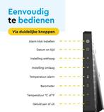 2dekans | BRASQ Draadloos Weerstation binnen en buiten -, Ophalen of Verzenden, Zo goed als nieuw