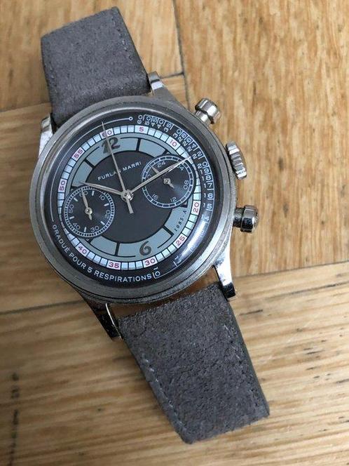 Furlan Marri - Rosso Grigio Chronograph - 1085-A - Unisex -, Sieraden, Tassen en Uiterlijk, Horloges | Heren