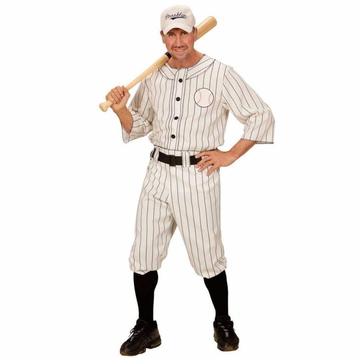 Honkbal Speler Man Kostuum, Kleding | Heren, Carnavalskleding en Feestkleding, Nieuw, Ophalen of Verzenden