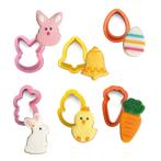 Koekjes Uitstekerset Pasen Mini Figuren Set/6, Hobby en Vrije tijd, Taarten en Cupcakes maken, Verzenden, Nieuw