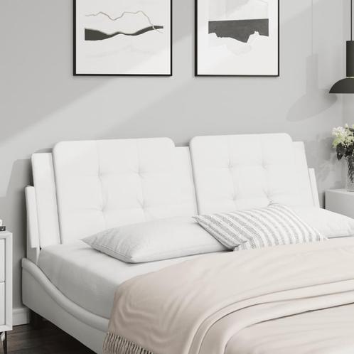 vidaXL Hoofdbordkussen 160 cm kunstleer wit, Huis en Inrichting, Slaapkamer | Bedden, Wit, Nieuw, Overige materialen, Verzenden