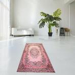Handgemaakte roze vintage - Vloerkleed - 213 cm - 115 cm -