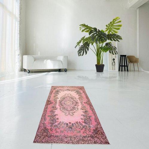 Handgemaakte roze vintage - Vloerkleed - 213 cm - 115 cm -, Antiek en Kunst, Curiosa en Brocante