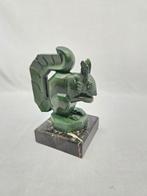 Max Le Verrier - sculptuur, Scoiattolo - 15 cm - Metaal