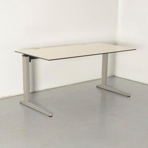 Ahrend Four Two bureau, wit gespikkeld blad, 160 x 80 cm,, Huis en Inrichting, Bureaus, Ophalen of Verzenden