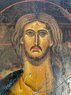 Icoon - Christus Pantokrator - Hout - Handgeschilderd - 20 x, Antiek en Kunst