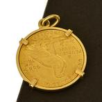 Munthanger - 21.6 kt. Geel goud, Sieraden, Tassen en Uiterlijk, Antieke sieraden