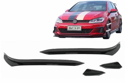 Canards VW Golf 7 GTI 17-20 Carbon Look, Auto-onderdelen, Carrosserie en Plaatwerk, Ophalen of Verzenden
