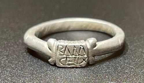 Oud-Romeins Zilver Mooi gevormde, Elegante Ring met een, Sieraden, Tassen en Uiterlijk, Antieke sieraden