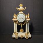 Portico klok - Brons, Marmer, Glas - 1850-1900 - Empire