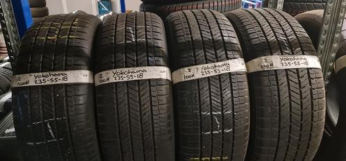 4x 235-55-18 Yokohama Zomer 5.3+5.4mm €40 Per Band 235 55 18, Auto-onderdelen, Banden en Velgen, 18 inch, Zomerbanden, 235 mm