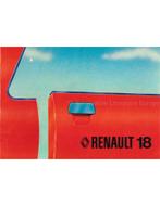 1978 RENAULT 18 INSTRUCTIEBOEKJE FRANS