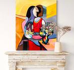 Frías - Mujer con flores (de la serie: Picasso en mi