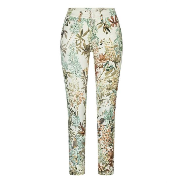 Cambio • Paris Cropped jeans met print • 36, Kleding | Dames, Broeken en Pantalons, Groen, Nieuw, Maat 36 (S), Verzenden