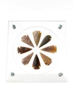 silex (vuursteen) of bewerkte steen Pijlpunt - 35 cm, Antiek en Kunst