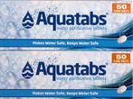Aquatabs 2x 50 stuks 100 liter schoon drinkwater, Verzenden, Nieuw