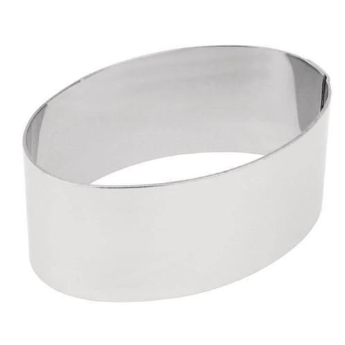 Taartvorm RVS Ovaal | 7,5 x 4,5 cm, Zakelijke goederen, Horeca | Overige, Verzenden