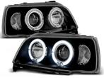 Koplampen Renault Clio A 90-98 Angel Eyes zwart, Ophalen of Verzenden, Nieuw