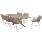 Prado Fabrice dining tuinset 7 delig  240x105xH75 cm, Tuin en Terras, Ophalen of Verzenden, Nieuw