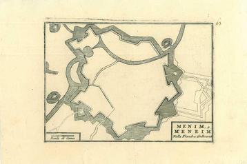 Stadsplattegrond van Menen beschikbaar voor biedingen