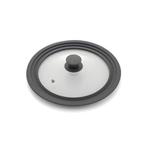 Florina universele glazen deksel met siliconen rand voor, Ophalen of Verzenden, Nieuw