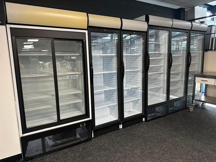 Koelkasten Tefcold Koelvitrine Glazen Deuren Showroomkorting, Zakelijke goederen, Horeca | Keukenapparatuur, Nieuw zonder verpakking