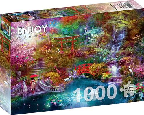 Japanese Garden Puzzel (1000 stukjes) | Enjoy Puzzle -, Hobby en Vrije tijd, Denksport en Puzzels, Nieuw, Verzenden