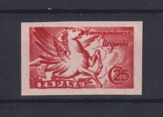 Spanje 1942 - Fout: Pegaso - zonder tanding - dubbele afdruk, Postzegels en Munten, Postzegels | Europa | Spanje