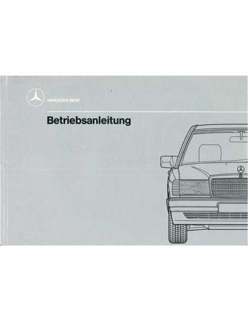 1989 MERCEDES BENZ 190 INSTRUCTIEBOEKJE DUITS, Auto diversen, Handleidingen en Instructieboekjes