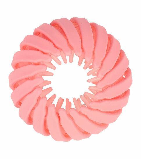 Haarspeld Haarklem Haarclip Vogelnest Knot Bun Klem Mat Roze, Sieraden, Tassen en Uiterlijk, Uiterlijk | Haarverzorging, Verzenden