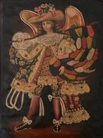 Cuzco School - Archangel Asiel Timor Dei carrying a Flag- 40