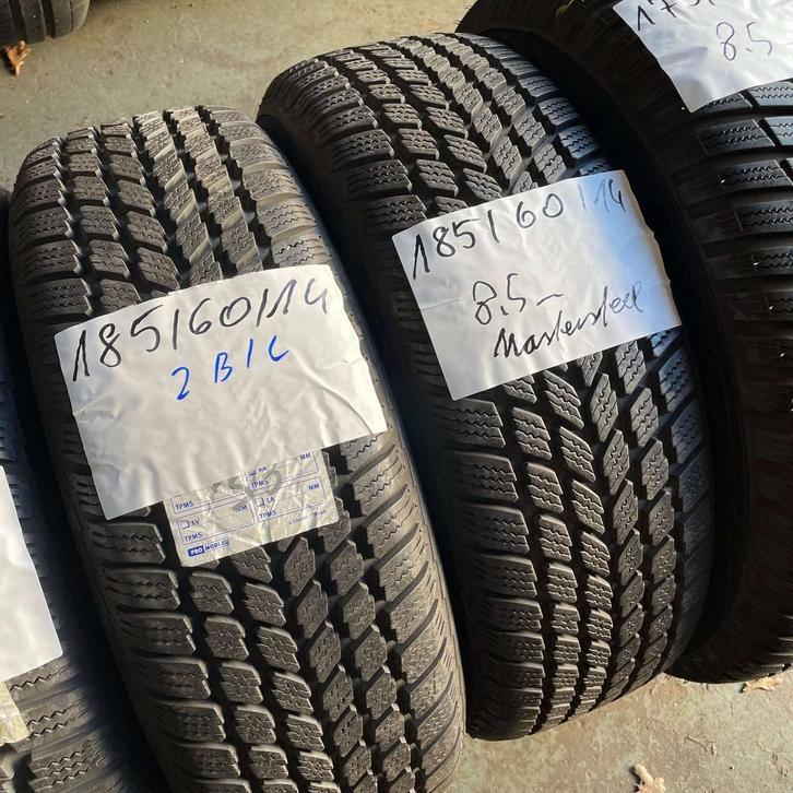 2 x Master Steel 185-60-14 Winterbanden 8,5mm, Auto-onderdelen, Banden en Velgen, 14 inch, Winterbanden, 185 mm, Personenwagen