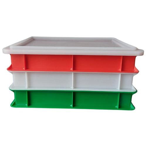 Set 3 Pizza deegkratten 40x30x7cm + 1 deksel - Deegbakken, Huis en Inrichting, Keuken | Keukenbenodigdheden, Nieuw, Ophalen of Verzenden