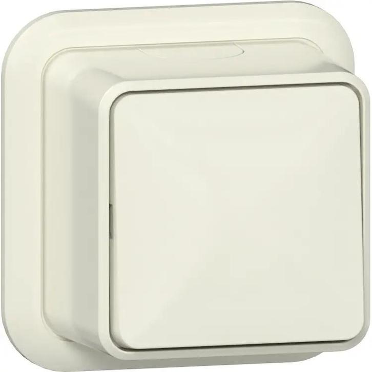 Gira kruisschakelaar opbouw creme - 310710, Doe-het-zelf en Verbouw, Elektra en Kabels, Ophalen of Verzenden