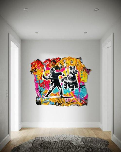 AIIROH (1987) x SINAO (1981) - Candy Crush - XXL [100%, Antiek en Kunst, Kunst | Schilderijen | Modern