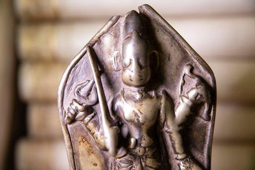 Oude Indiase Virabhadra brons - Brons - India - 1800-1900, Antiek en Kunst, Kunst | Niet-Westerse kunst