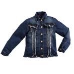 Blue Barn Jeans - spijkerjasje - vintage - donkere wassing, Nieuw, Meisje, Verzenden