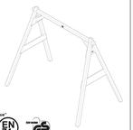 2dekans | axi schommel frame, Kinderen en Baby's, Speelgoed | Buiten | Speeltoestellen, Ophalen of Verzenden, Zo goed als nieuw