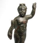 Oud-Romeins Brons Figuur van Cupido Eros