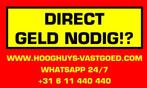 Direct geld nodig?, Diensten en Vakmensen