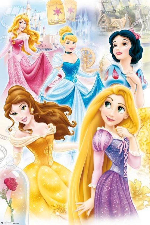 Poster Disney Princess Group 61x91,5cm, Verzamelen, Posters, Nieuw, A1 t/m A3, Verzenden