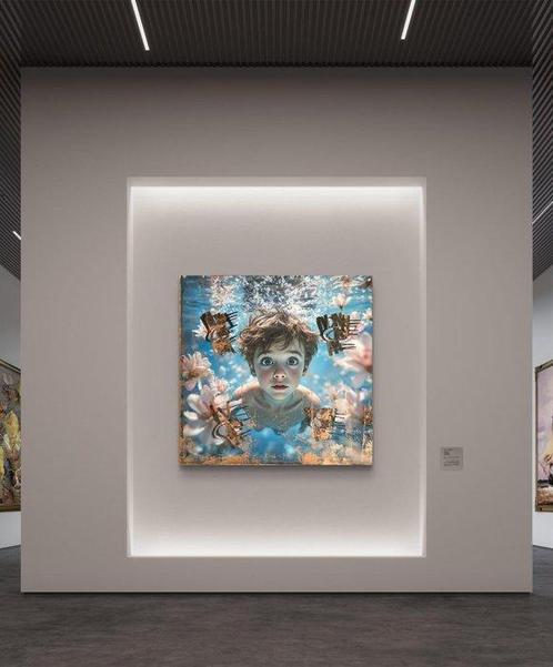Nicole Lubbers - The Deep Stare XL, Antiek en Kunst, Kunst | Schilderijen | Modern