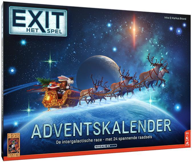 Exit Adventskalender - De Intergalactische Race | 999 Games, Hobby en Vrije tijd, Gezelschapsspellen | Bordspellen, Nieuw, Verzenden