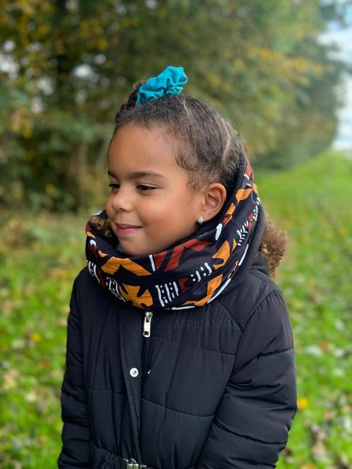 Warme Winter Colsjaal voor Kinderen met Afrikaanse print Uni, Kleding | Dames, Mutsen, Sjaals en Handschoenen, Nieuw, Ophalen of Verzenden
